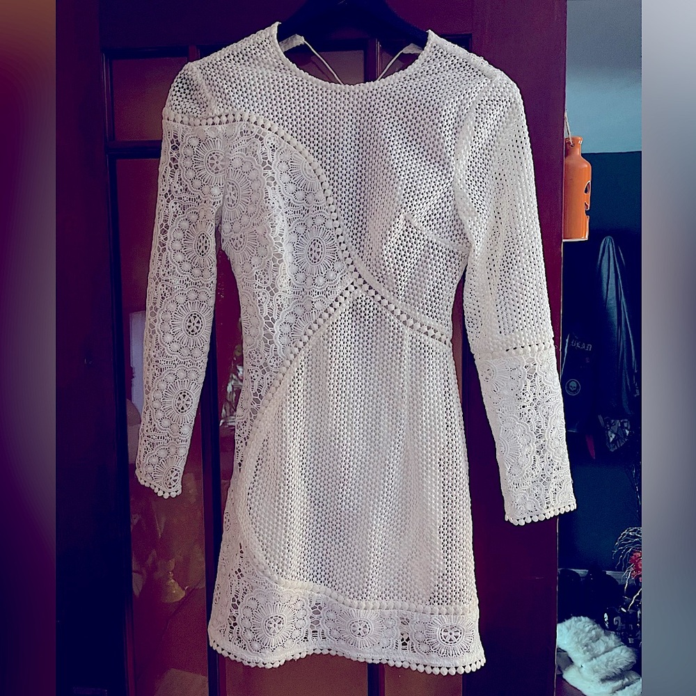 Brand New Zimmerman low back lined crochet dress size 1